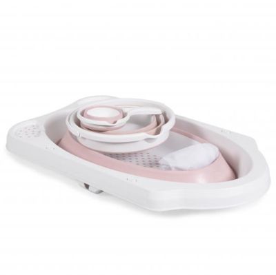 Сгъваем комплект бебешка вана Cangaroo HAWAII pink