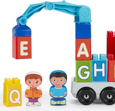 Конструктор камион с ремарке и кран Ecoiffier Abrick 3352