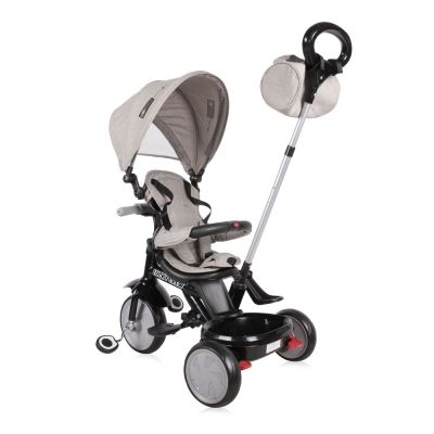 Детска триколка със сенник LORELLI LUCKY CREW - Black&Grey