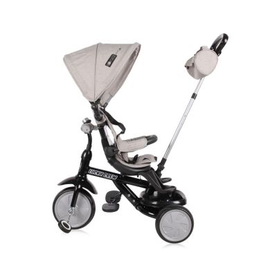 Детска триколка със сенник LORELLI LUCKY CREW - Black&Grey