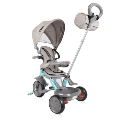 Детска триколка със сенник LORELLI LUCKY CREW - Grey&Green