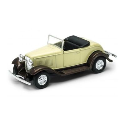 Метален ретро автомобил Ford Roadster Cabrio Welly 1:34  