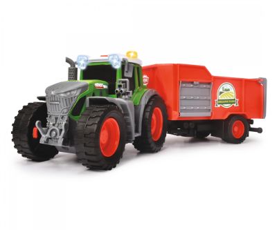 Трактор с ремърке Fendt Farm Trailer Dickie Toys - 203734001