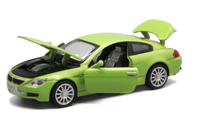 Метална количка BMW M6 със звук и светлини 1:32 