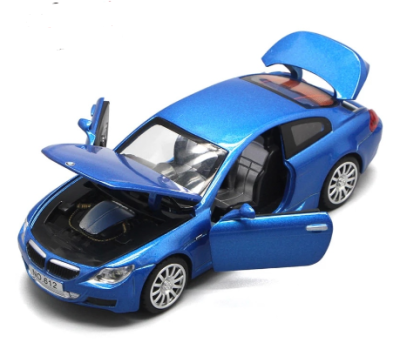 Метална количка BMW M6 със звук и светлини 1:32 