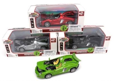 Метална количка Lamborghini със звук и светлини 1:32 