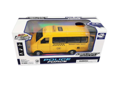 Детски метален микробус ГАЗ Такси със звук и светлини