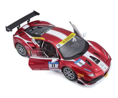 Метална кола Ferrari 488 Challenge #11 Bburago 1:24, 18/26308