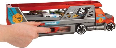 Камион Автовоз с 3 колички Hot Wheels - CDJ19