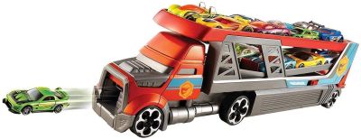 Камион Автовоз с 3 колички Hot Wheels - CDJ19