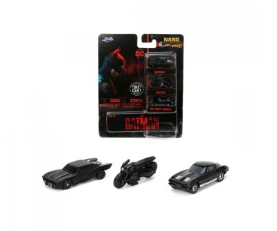 Комплект 3 метални автомобила Nano Batman Jada Toys 253211003