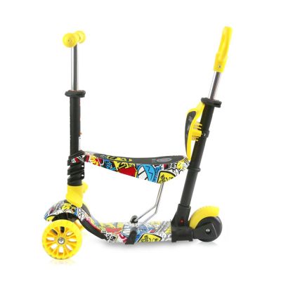 Тротинетка със седалка LORELLI DRAXTER PLUS - GRAFFITI SMILE