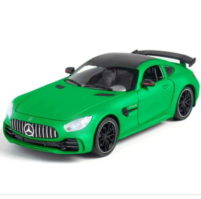 Метален автомобил със звук и светлини Mercedes AMG GTR 1/24 