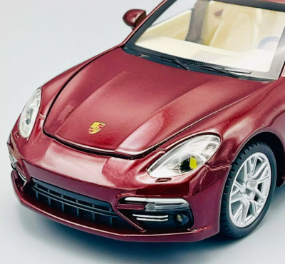 Метален автомобил със звук и светлини Porsche Panamera 1/24, red