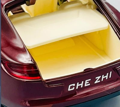 Метален автомобил със звук и светлини Porsche Panamera 1/24, white