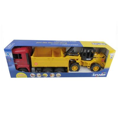 Камион самосвал MAN TGA и фадрома FR 130 Bruder 02752 