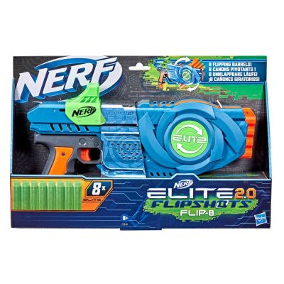 Нърф NERF ELITE 2.0 Бластер FLIP 8 с 8 стрелички F2549