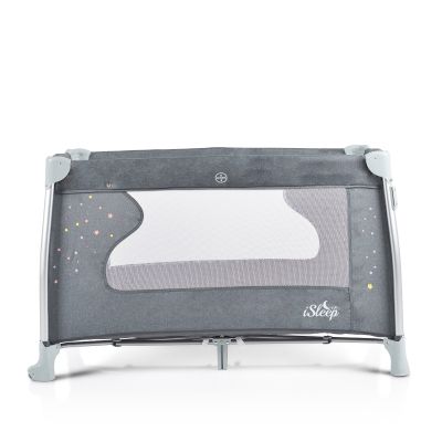 Детска кошара Cangaroo ISLEEP сив