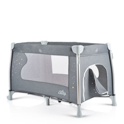 Детска кошара Cangaroo ISLEEP сив