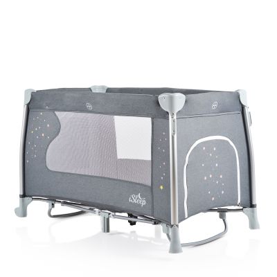 Детска кошара Cangaroo ISLEEP сив