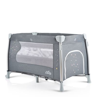 Детска кошара Cangaroo ISLEEP сив