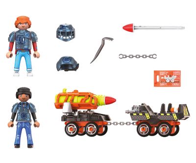 Конструктор Изстрелване на ракетата в мината Playmobil 70929