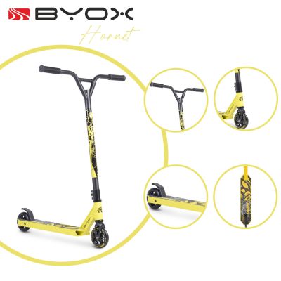 Алуминиева тротинетка за скачане и трикове Byox Hornet