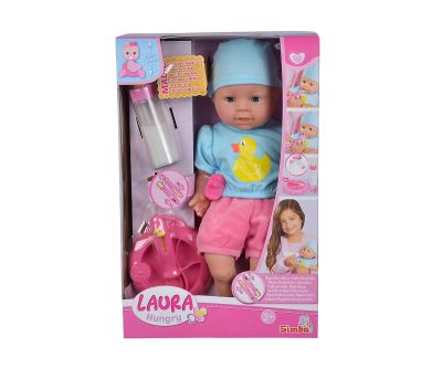 Интерактивно Гладно бебе Лаура Simba 105010964 