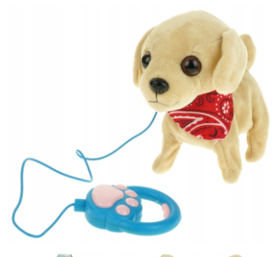 Ходещо плюшено куче с дистанционно управление Пухчо