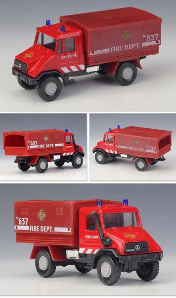 Метален камион Mercedes Пожарна 637 URBAN SPIRIT 1:34-39