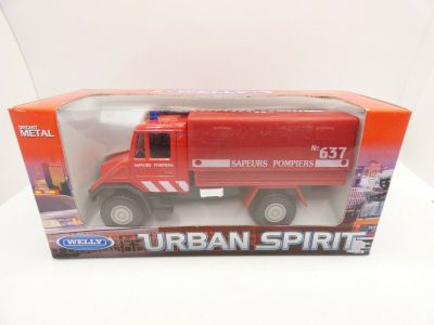 Метален камион Mercedes Пожарна 637 URBAN SPIRIT 1:34-39