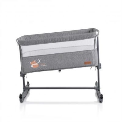 Бебешко легло с подвижна страница Cangaroo Always Together сив