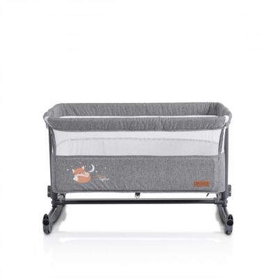 Бебешко легло с подвижна страница Cangaroo Always Together сив