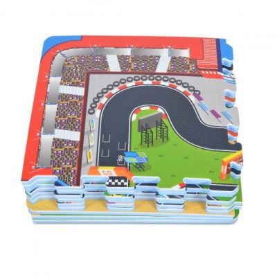 Мек пъзел килим пътища Racing Track 3018