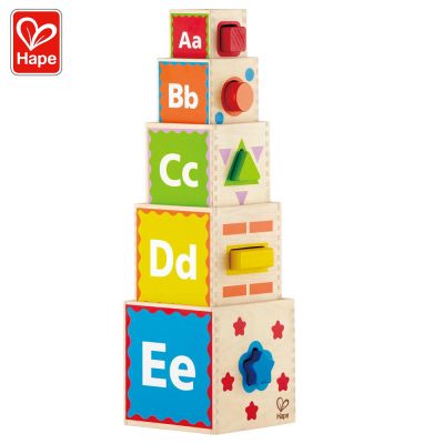 Дървени кубчета сортер Hape H0413