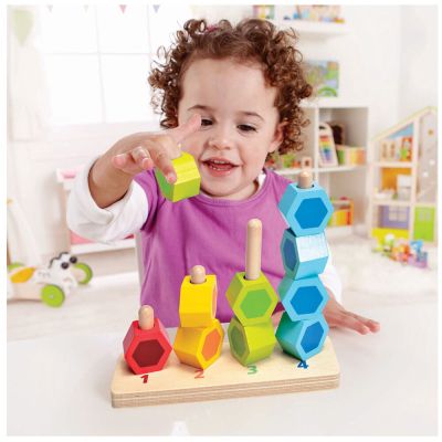 Дървена низанка Уча се да броя Hape h0504