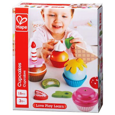 Комплект дървени мъфини Hape H3157