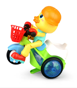 Музикално пате каскадьор с триколка