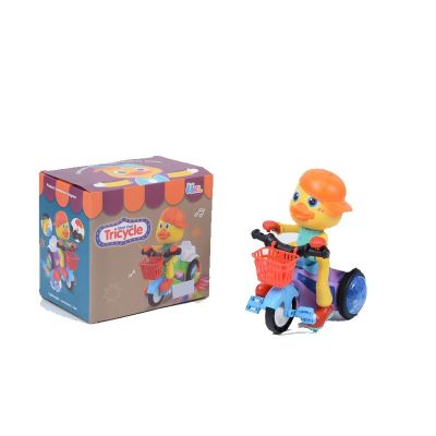 Музикално пате каскадьор с триколка