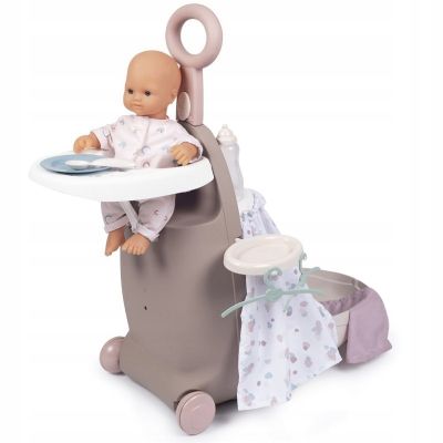 Сгъваем куфар за кукли 3 в 1 Smoby Toys Baby Nurse 7600220374