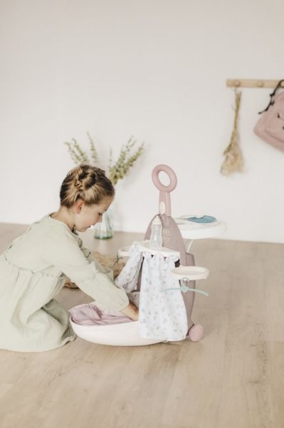 Сгъваем куфар за кукли 3 в 1 Smoby Toys Baby Nurse 7600220374