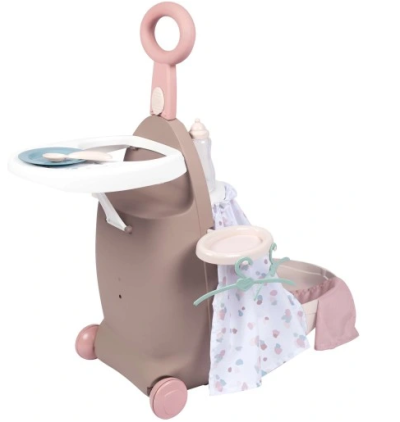 Сгъваем куфар за кукли 3 в 1 Smoby Toys Baby Nurse 7600220374