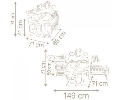 Игрален център за кукли SMOBY Baby Nurse 7600220376