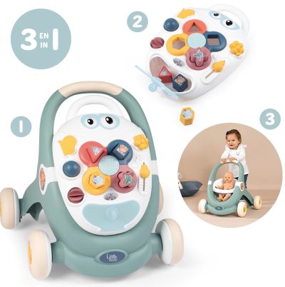 Бебешка проходилка Walker 3в1 Little Smoby 140304