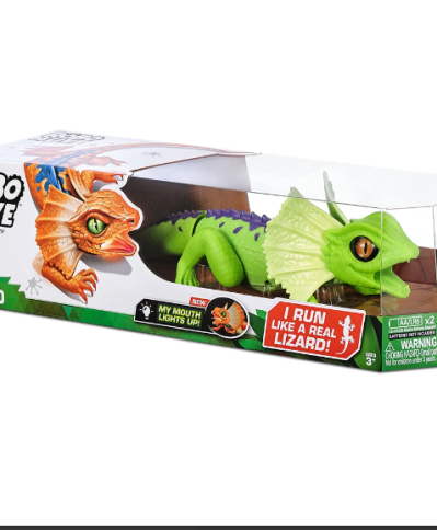 Движещ се интерактивен Робо гущер Zuru Robo Alive Junior Lizzard зелен