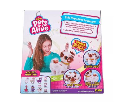 Интерактивно танцуващо мопсче Попи Zuru Pets Alive - Poppy 9521