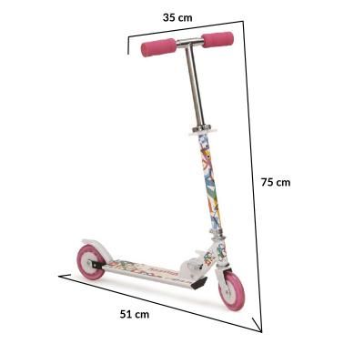 Сгъваема тротинетка Magic розова