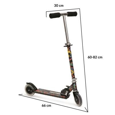 Сгъваема тротинетка Magic черна