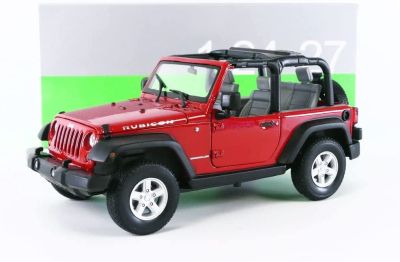 Метален джип Jeep Wrangler Rubicon 2007 Welly 1/24