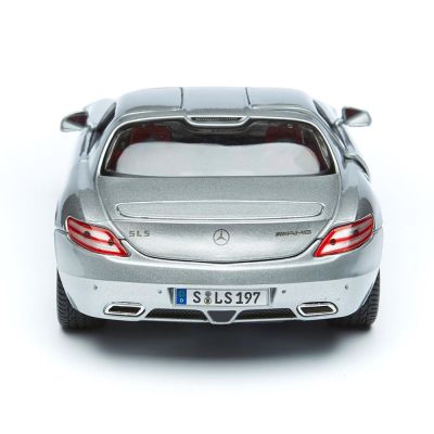 Метална колa Mercedes Benz SLS AMG Silver Maisto 1:18 - 31389